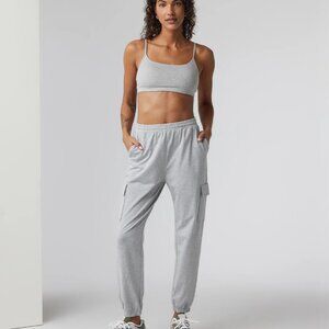Excellent Vuori Dreamknit Boyfriend Cargo Joggers - Heather Gray - Size S